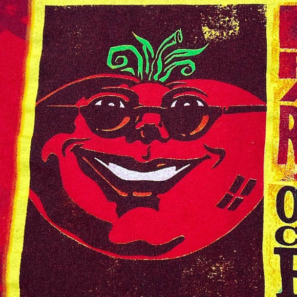 2003 Orange County Fair Shirt L Red Year of The Tomato‎ Red Ripe Rockin Cool Tee - Picture 3 of 10